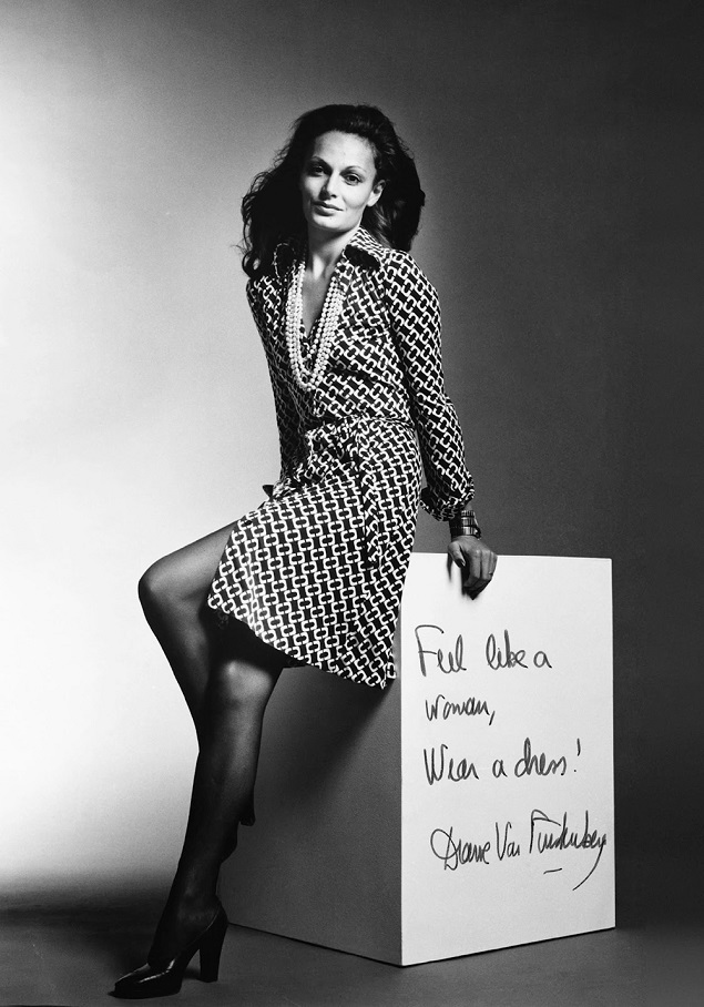 Homenaje al wrap dress de Diane Von Furstenberg